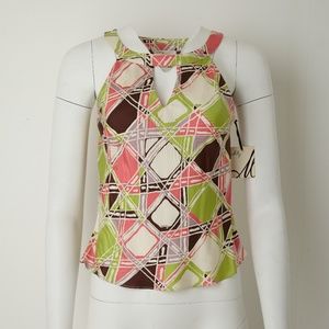 Milly of New York Silk Top Size 4 NWT